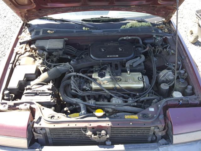 1HGBA542XGA075633 - 1986 HONDA ACCORD DX MAROON photo 7