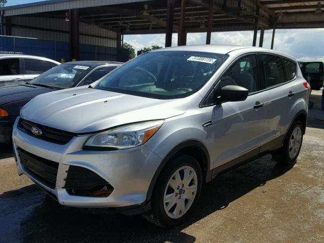 1FMCU0F72DUB98578 - 2013 FORD ESCAPE S SILVER photo 2