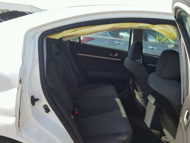 4A32B2FF8CE020284 - 2012 MITSUBISHI GALANT FE WHITE photo 6