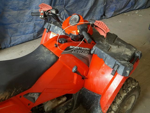 4XASEA57XHA627792 - 2017 POLARIS SPORTSMAN RED photo 5