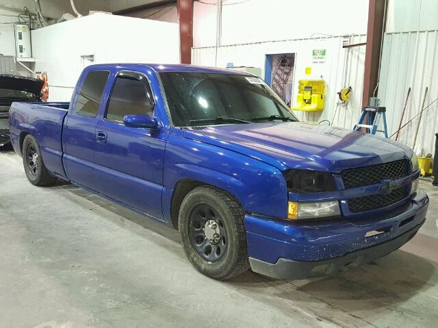 2GCEC19T131156430 - 2003 CHEVROLET SILVERADO BLUE photo 1