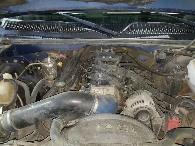 2GCEC19T131156430 - 2003 CHEVROLET SILVERADO BLUE photo 7