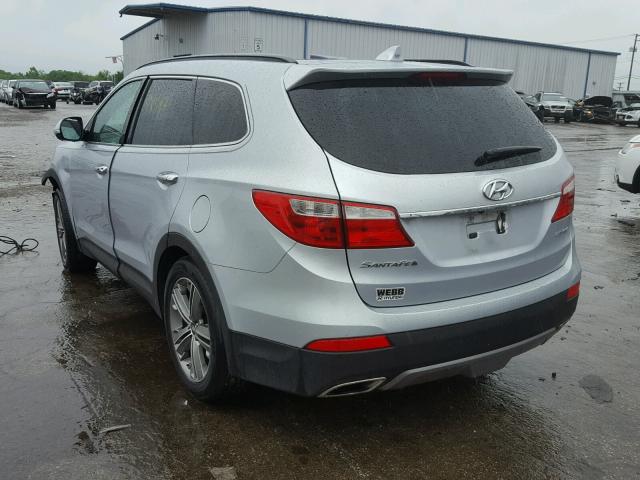 KM8SR4HFXDU005439 - 2013 HYUNDAI SANTA FE L SILVER photo 3