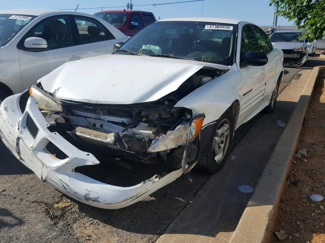 1G2NF52F22C198458 - 2002 PONTIAC GRAND AM S Ağ foto 2