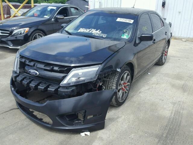 3FAHP0KC5AR146729 - 2010 FORD FUSION SPO BLACK photo 2