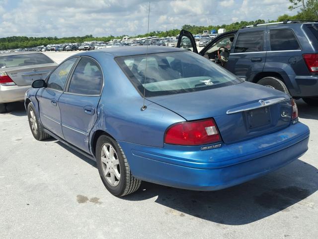 1MEFM50U62G655786 - 2002 MERCURY SABLE GS BLUE photo 3