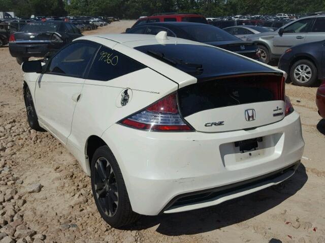 JHMZF1D4XES000039 - 2014 HONDA CR-Z WHITE photo 3