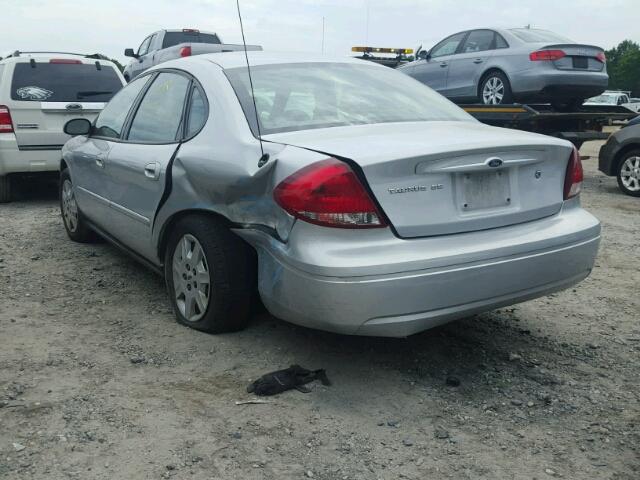 1FAFP53UX7A209015 - 2007 FORD TAURUS SE SILVER photo 3