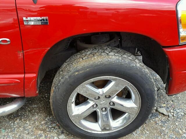 1D7HU182X6S556158 - 2006 DODGE RAM 1500 S RED photo 9