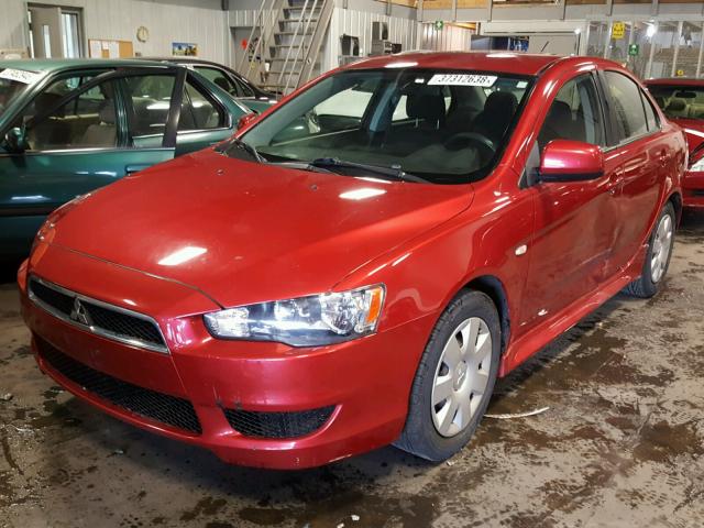 JA32U2FU1BU018746 - 2011 MITSUBISHI LANCER ES/ RED photo 2