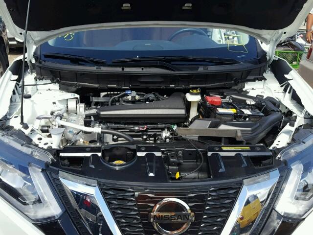 JN8AT2MT1HW384508 - 2017 NISSAN ROGUE S WHITE photo 7