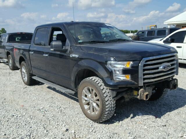 1FTEW1EF3GKF11062 - 2016 FORD F150 SUPER BLACK photo 1