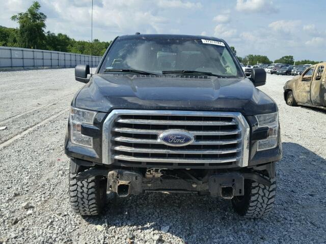 1FTEW1EF3GKF11062 - 2016 FORD F150 SUPER BLACK photo 9