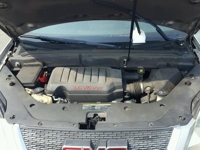 1GKER337X7J124131 - 2007 GMC ACADIA SLT ვერცხლისფერი ფოტო 7