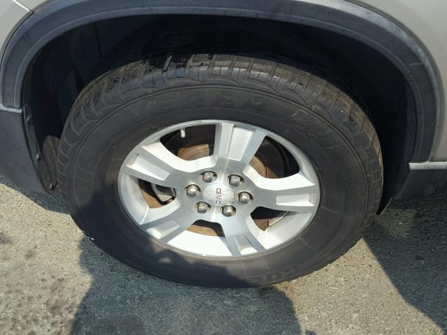 1GKER337X7J124131 - 2007 GMC ACADIA SLT ვერცხლისფერი ფოტო 9