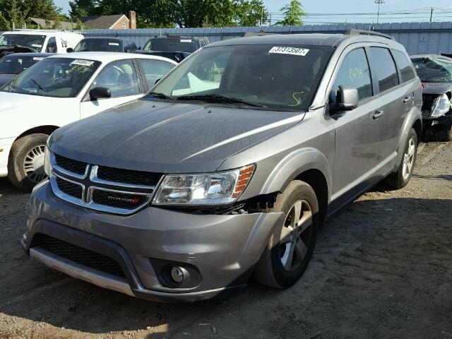 3C4PDDBG0CT374586 - 2012 DODGE JOURNEY SX GRAY photo 2