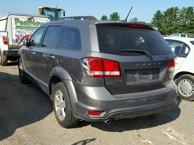 3C4PDDBG0CT374586 - 2012 DODGE JOURNEY SX GRAY photo 3