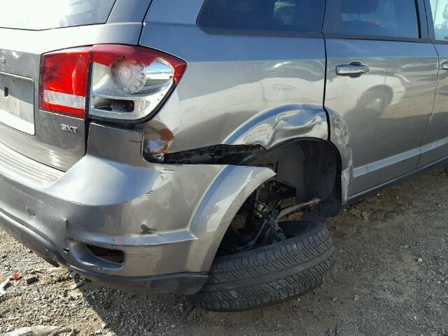 3C4PDDBG0CT374586 - 2012 DODGE JOURNEY SX GRAY photo 9