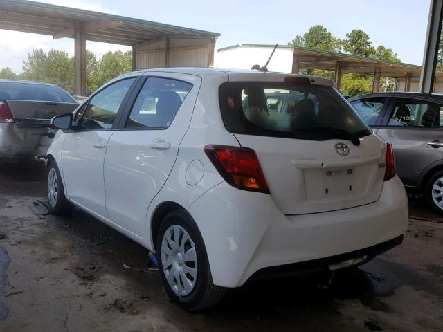 VNKKTUD33GA060068 - 2016 TOYOTA YARIS L WHITE photo 3