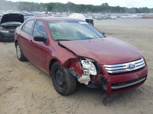 3FAHP06Z97R119671 - 2007 FORD FUSION S RED photo 1