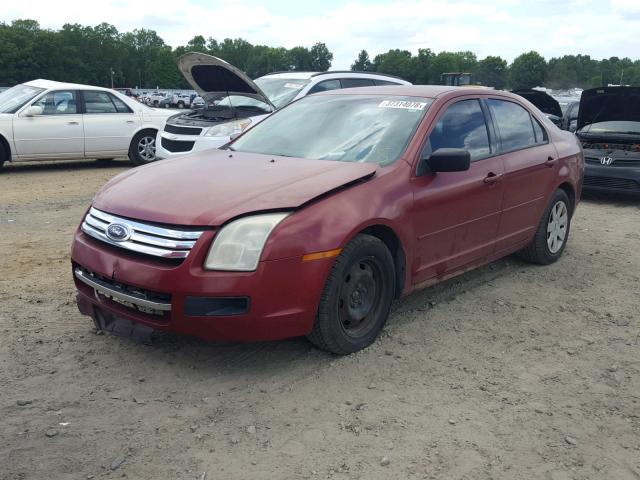 3FAHP06Z97R119671 - 2007 FORD FUSION S RED photo 2