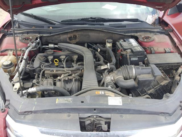 3FAHP06Z97R119671 - 2007 FORD FUSION S RED photo 7