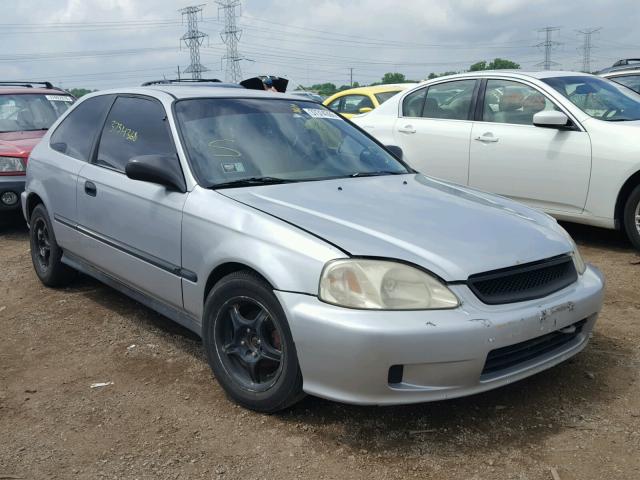 2HGEJ6320XH102604 - 1999 HONDA CIVIC CX SILVER photo 1