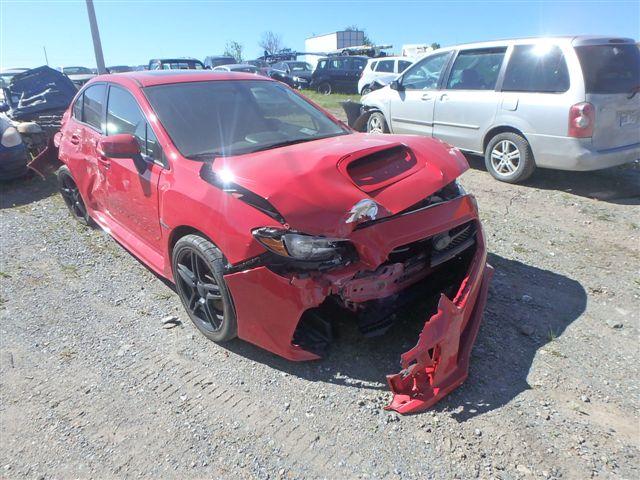 JF1VA1D64F9835309 - 2015 SUBARU WRX PREMIU RED photo 1