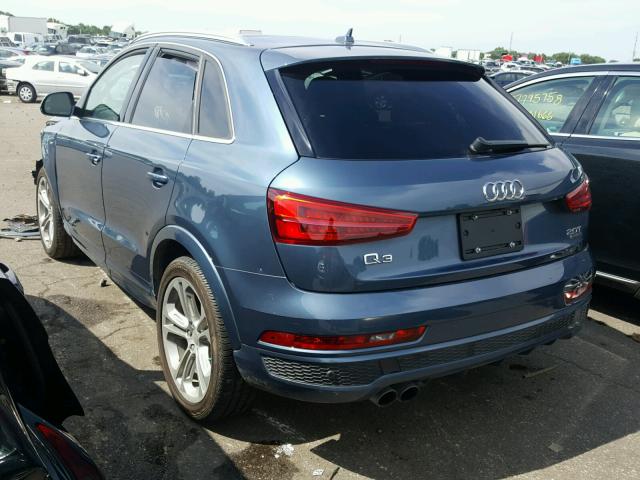 WA1GFCFS7GR018342 - 2016 AUDI Q3 PRESTIG BLUE photo 3