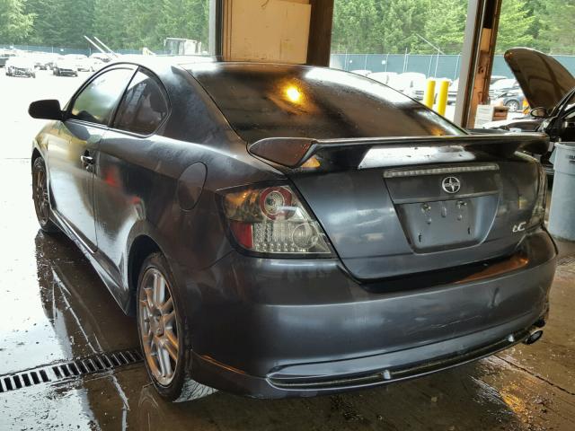 JTKDE177870181198 - 2007 TOYOTA SCION TC 灰色 照片 3