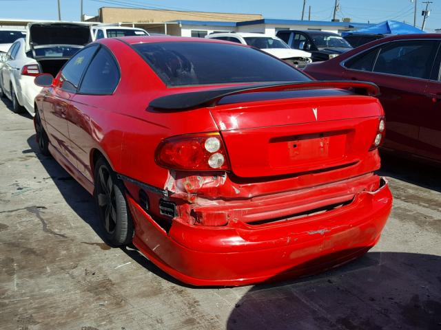 6G2VX12G34L251141 - 2004 PONTIAC GTO RED photo 3