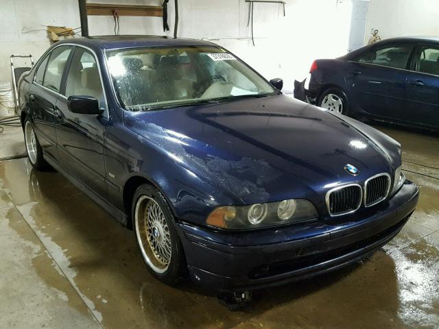 WBADT43461GX20844 - 2001 BMW 525 I AUTO BLUE photo 1