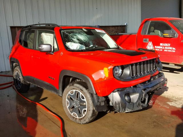 ZACCJBCT6GPD59868 - 2016 JEEP RENEGADE T RED photo 1