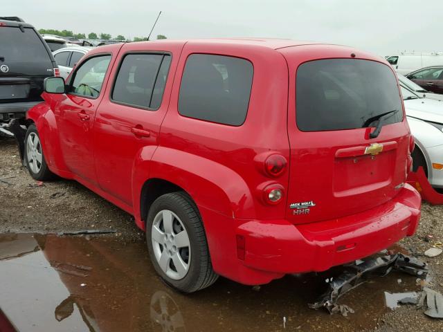 3GNCA13B69S642300 - 2009 CHEVROLET HHR LS Qırmızı foto 3