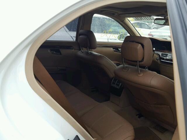 WDDNG71X08A226668 - 2008 MERCEDES-BENZ S 550 WHITE photo 6