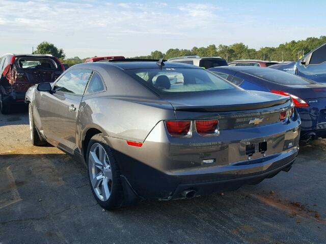 2G1FG1ED9B9159429 - 2011 CHEVROLET CAMARO LT GRAY photo 3