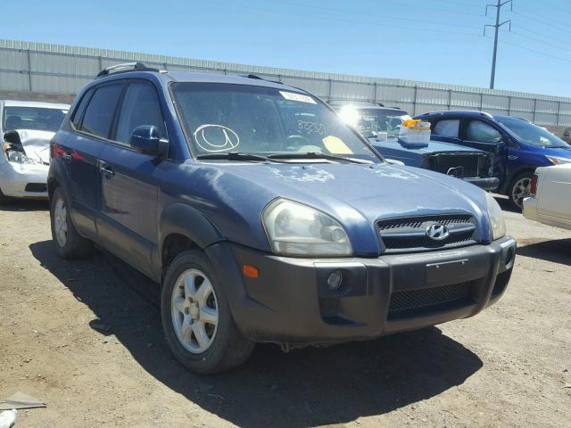 KM8JN72D15U081004 - 2005 HYUNDAI TUCSON GLS BLUE photo 1