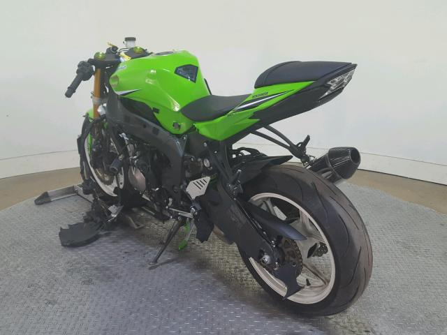 JKBZXJE18FA014389 - 2015 KAWASAKI ZX636 E GREEN photo 6