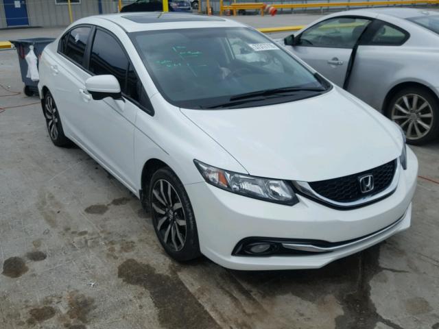 19XFB2F94FE095636 - 2015 HONDA CIVIC EXL 白色 照片 1