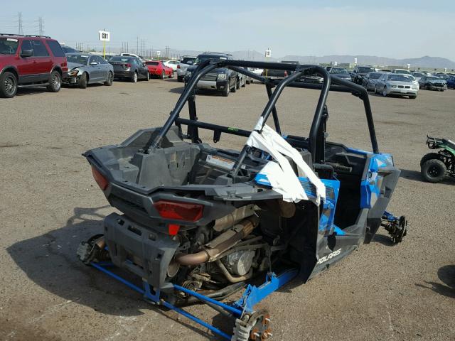 3NSVDE926GF455229 - 2016 POLARIS RZR XP TUR BLUE photo 4