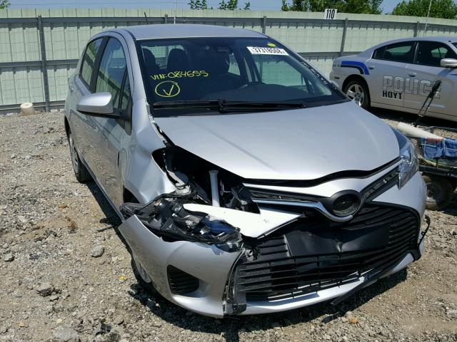 VNKKTUD34HA084655 - 2017 TOYOTA YARIS L SILVER photo 1