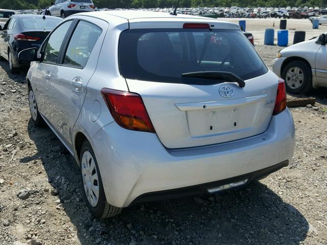 VNKKTUD34HA084655 - 2017 TOYOTA YARIS L SILVER photo 3