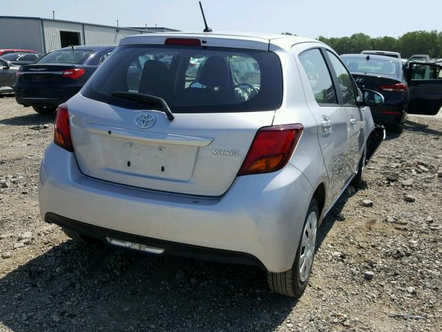 VNKKTUD34HA084655 - 2017 TOYOTA YARIS L SILVER photo 4