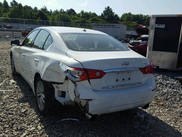 JN1EV7AP7HM735349 - 2017 INFINITI Q50 PREMIU WHITE photo 3