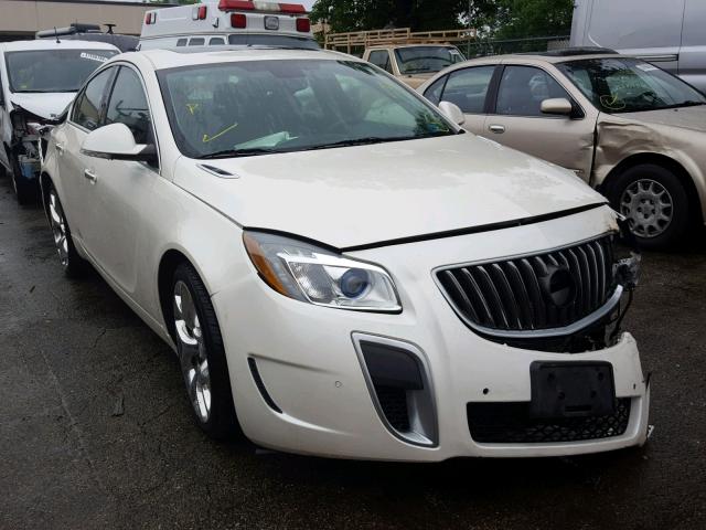 2G4GV5GV2C9166167 - 2012 BUICK REGAL GS Blanc photo 1