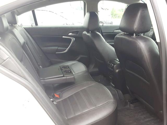 2G4GV5GV2C9166167 - 2012 BUICK REGAL GS Blanc photo 6