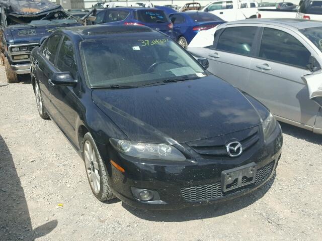 1YVHP85D875M31315 - 2007 MAZDA 6 S BLACK photo 1