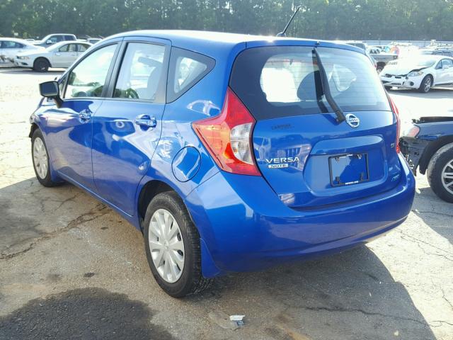 3N1CE2CP8FL400602 - 2015 NISSAN VERSA NOTE BLUE photo 3