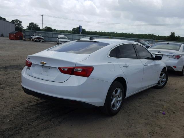 1G1ZB5ST0HF143151 - 2017 CHEVROLET MALIBU LS WHITE photo 4