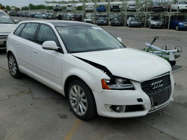 WAUHF78P99A119391 - 2009 AUDI A3 2.0T WHITE photo 1